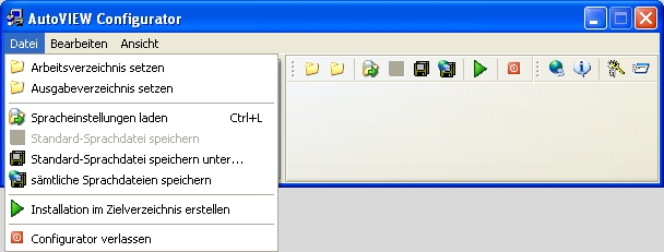 the Configurator main window